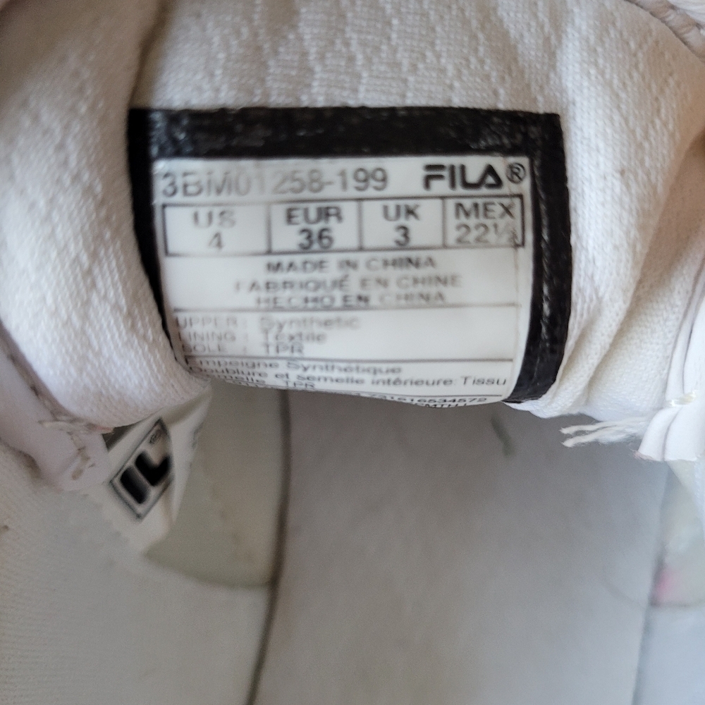 Fila White Synthetic Sneakers - Picture 4 of 6